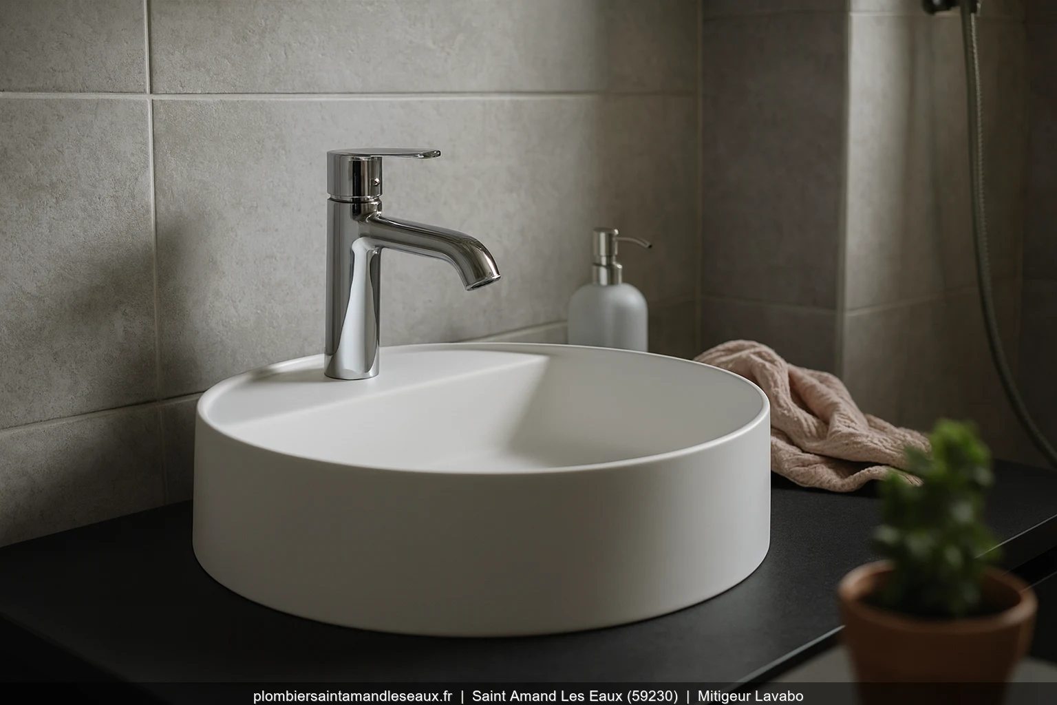 Remplacement mitigeur lavabo Hansgrohe Focus a Saint-Amand-les-Eaux (59230)